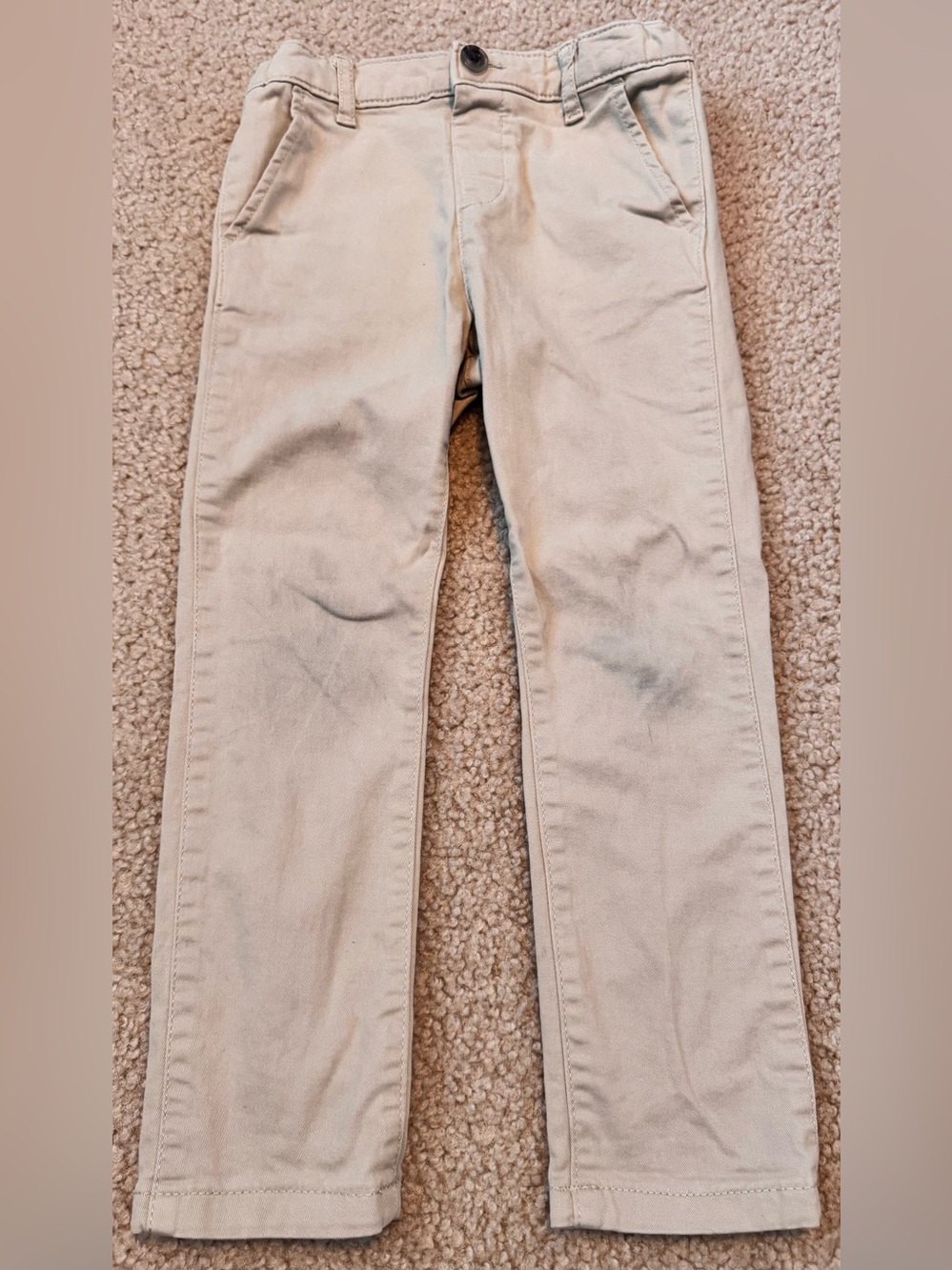 The Children's Place Cream Straight-Leg Kids Pants